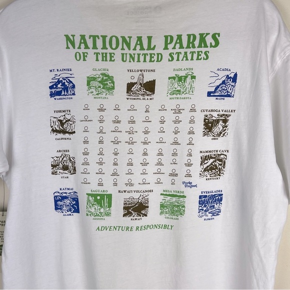 Parks Project | NWT Pictogram National Parks Short Sleeve T-Shirt | M - Picture 5 of 15